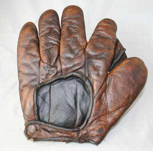 Early 1900's Brown Crescent Glove Back